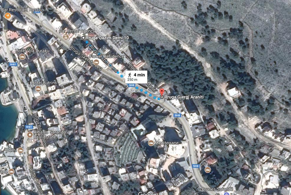 Jericho Rooms Sarande Exterior photo